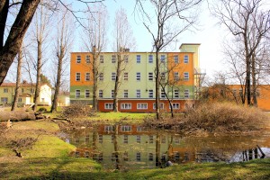 Krostitz, Rittergut Klein-Krostitz, Herrenhaus Parkseite