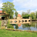Rittergut Lampertswalde, Park und Brücke