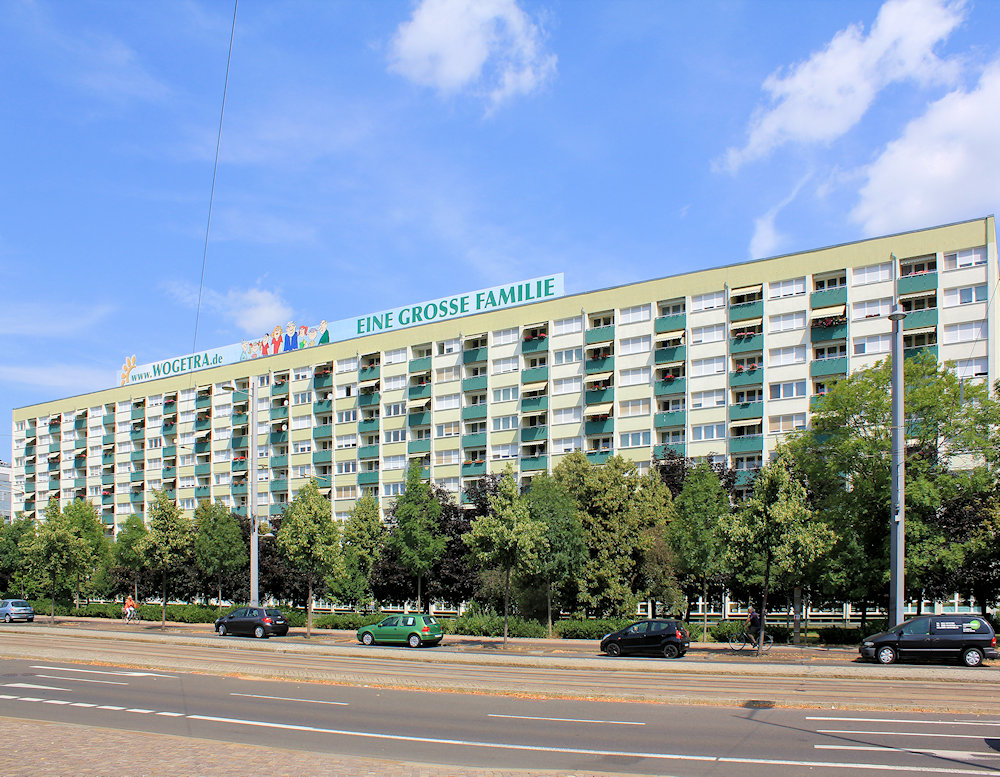 Wohnblock am Johannisplatz Leipzig (Zentrum-Ost, Stadt Leipzig ...