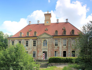 Rittergut Leuben, Schloss, Hofseite