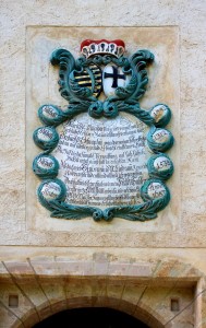 Schloss Lützen, Wappenkartusche