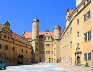 Schloss Lichtenburg Prettin, Schlosshof
