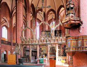 Stendal, Ev. Kirche St. Marien, Lettner