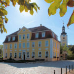 Rittergut Untern Teils Stötteritz, Hofseite des Herrenhauses