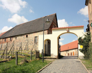 Rittergut Taucha, Zufahrt