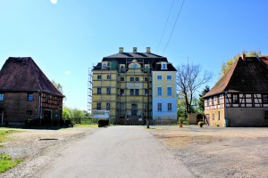 Schloss Wiederau, (Zustand April 2014)