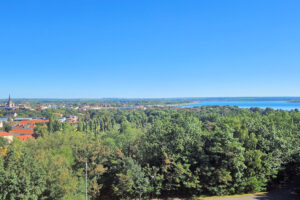 Blick vom Bitterfelder Bogen zur Goitzsche