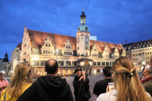 Nachtwächter Bremme auf dem Leipziger Markt