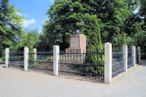 Der Napoleonstein in Leipzig