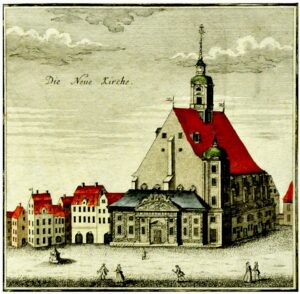 Neue Kirche (Matthäikirche) Leipzig, 1749