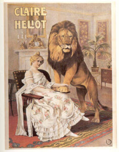 Claire Heliot. Farblithographie von Adolph Friedländer, 1903