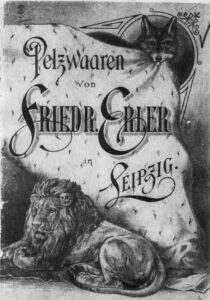 Titel einer Preisliste von Friedrich Erler, um 1900