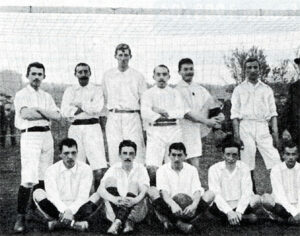 Der VfB Leipzig 1901, Heinrich Riso unten rechts