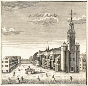 Die Nikolaikirche zu Leipzig 1749