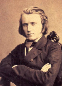 Johannes Brahms um 1853