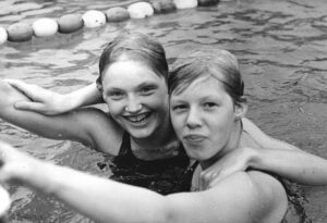 Neugebauer (links) bei den DDR-Schwimmmeisterschaften in Ost-Berlin (1969)