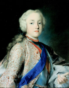 Friedrich Christian als junger Kurprinz, Porträt von Rosalba Carriera, um 1739