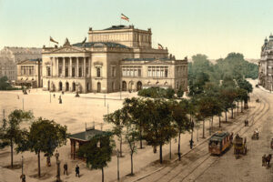 Neues Theater Leipzig um 1900