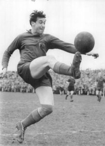 Rudolf Krause 1958 als Spieler bei Lok Leipzig