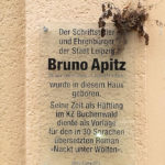 Volkmarsdorf, Gedenktafel Bruno Apitz