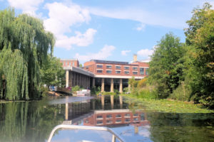 Das Stelzenhaus am Karl-Heine-Kanal