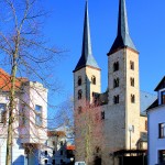 Grimma, Doppelturmfassade der Stadtkirche