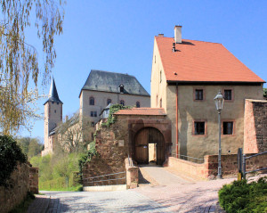 Zugang zum Unterschloss Rochlitz