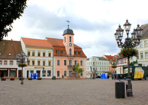 Marktplatz und Rathaus in Wurzen