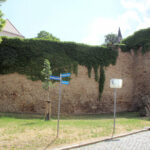 Befestigung des Burgberges in Merseburg, Mauer am Krummen Tor